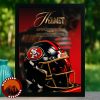San Francisco 49ers New Rivalry Jersey NFL Football 2025 Poster Faithful Details Artwork Home Decor Poster Canvas