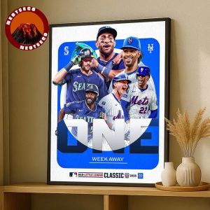 Seattle Mariners vs New York Mets MLB Little League Classic Baseball 2025 Game Home Decor Poster Canvas