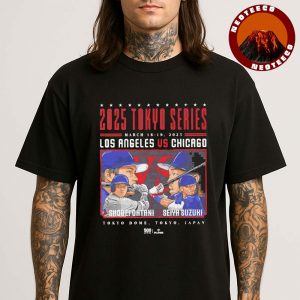 Shohei Ohtani Los Angeles Dodgers Vs Seiya Suzuki Chicago Cubs 2025 Tokyo Series Unisex T-Shirt