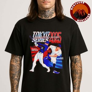 Shohei Ohtani Vs Shota Imanaga Tokyo Series 2025 Baseball Game Comic Art Unisexx T-Shirt