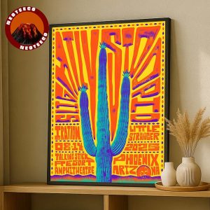 Slightly Stoopid Tour Poster At Talking Stick Resort Amphitheatre In Phoenix On August 14 2025 Desert Cactus Artwork Home Decor Poster Canvas