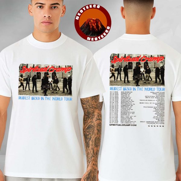 Spiritual Cramp Rudest Band In The World Tour North America 2026 Punk Rock Two Sides Unisex T-Shirt