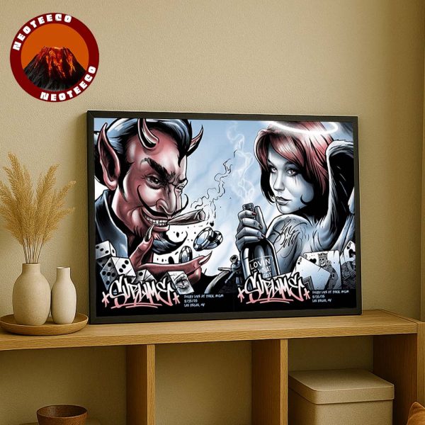 Sublime Full Show Combined Poster At Dolby Live In Las Vegas NV On July 16 And 22 2025 Home Decor Poster Canvas