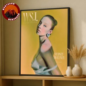 Sydney Sweeney Cover The Wall Street Journal Magazine Fashion Photography 2025 Home Decor Poster Canvas