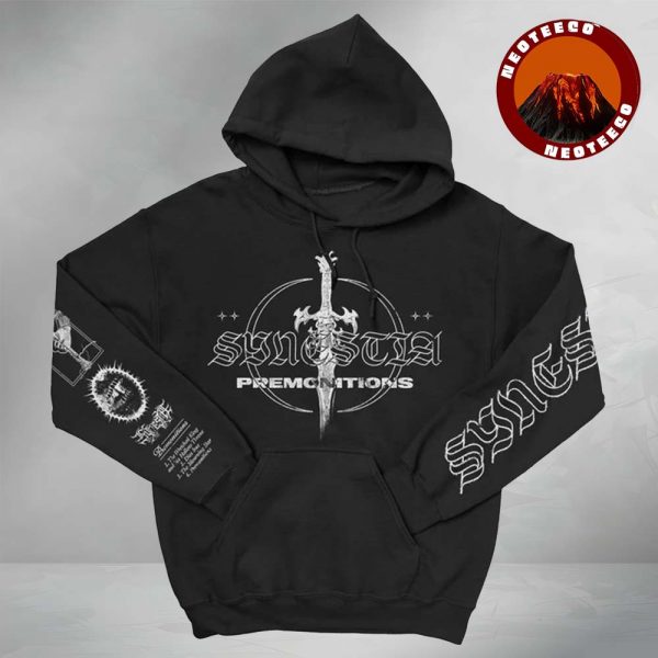 Synestia Premonitions Pullover Hoodie Black Metal Graphic