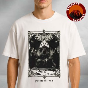 Synestia Premonitions T-Shirt Gothic Dark Fantasy Artwork in Black and White Unisex T-Shirt