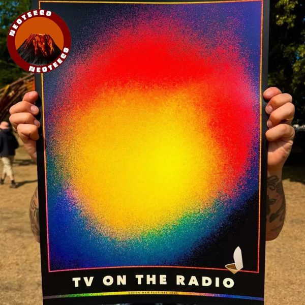 TV On The Radio Festival Poster At Green Man Festival In Wales UK On August 2026 Abstract Sunburst Artwork Color Gradient Home Decor Poster Canvas