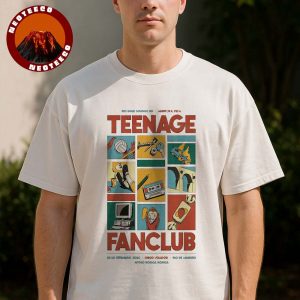 Teenage Fanclub Concert Poster At Circo Voador In Rio De Janeiro Brazil On September 3 2025 Retro Pop Art Artwork Unisex T-Shirt