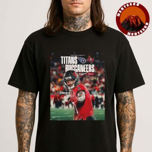Tennessee Titans Vs Tampa Bay Buccaneers Poster On August 9 2025 NFL Preseason Matchup Unisex T-Shirt