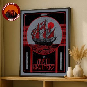 The Avett Brothers Poster At The Capitol Theatre In Port Chester NY On August 8 2025 Ship Artwork Home Decor Poster Canvas