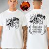 The Offspring Poster At Washington State Fair In Puyallup On August 13 2025 Skeleton Ticket Artwork Unisex T-Shirt
