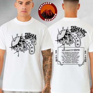 The Dirty Nil Art Print At Saskatoon In Saskatchewan On November 19 2025 Skull Razor Chain Artwork Two Sides Unisex T-Shirt