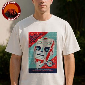 The Disco Biscuits Concert Poster At Ardmore Music Hall In Ardmore PA On August 19 2025 Radical Robot Pop Artwork Unisex T-Shirt