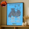 The Offspring Poster At Washington State Fair In Puyallup On August 13 2025 Skeleton Ticket Artwork Home Decor Poster Canvas