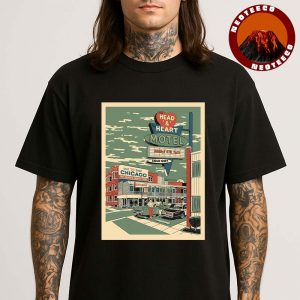 The Head And The Heart Concert Poster At Salt Shed In Chicago IL On August 8 2025 Motel Artwork Unisex T-Shirt