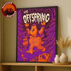 The Offspring Concert Poster At Thunder Ridge Nature Arena In Branson MO On August 20 2025 Interchanged Tour Bear Artwork Home Decor Poster Canvas