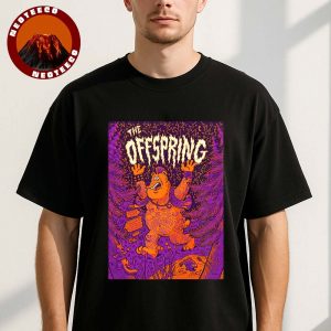 The Offspring Concert Poster At Thunder Ridge Nature Arena In Branson MO On August 20 2025 Interchanged Tour Bear Artwork Unisex T-Shirt