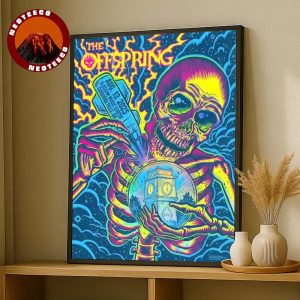The Offspring Poster At Washington State Fair In Puyallup On August 13 2025 Skeleton Ticket Artwork Home Decor Poster Canvas