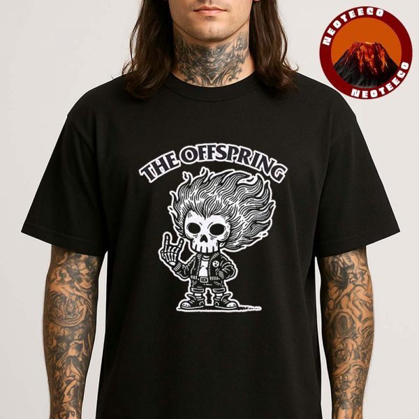The Offspring Rock Skull Mascot For Punk Music Fans Unisex T-Shirt