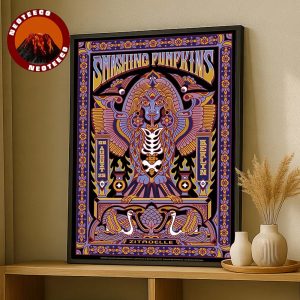 The Smashing Pumpkins Tour Poster At Zitadelle In Berlin Germany On August 6 2025 Aghori Mhori Mei Tour Mythical Creature Artwork Home Decor Poster Canvas