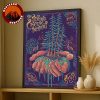 The Offspring Concert Poster At Target Center In Minneapolis MN On August 16 2025 Skeleton Surf Artwork Home Decor Poster Canvas