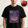 The Offspring Concert Poster At Target Center In Minneapolis MN On August 16 2025 Skeleton Surf Artwork Unisex T-Shirt