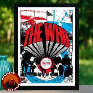 The Who Concert Poster At Fenway Park In Boston MA On August 26 2025 Retro Artwork Home Decor Poster Canvas