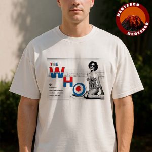 The Who Concert Poster At Jones Beach Theater In New York On August 28 2025 Vintage Beach Girl Artwork Unisex T-Shirt