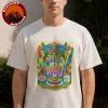 The Lumineers Concert Poster At Ball Arena In Denver CO On August 2 2025 Retro Unicorn TV Artwork Unisex T-Shirt