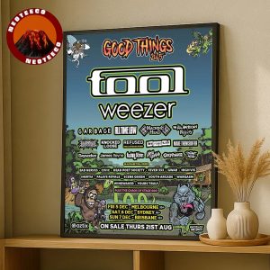 Tool Poster 2025 Good Things Festival Home Decor Poster Canvas