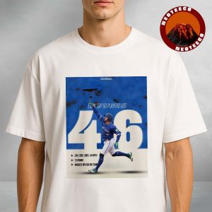 Toronto Blue Jays Baseball Player Poster At MLB Stadium 2025 ESPN Top 50 Players List MLB Baseball Unisex T-Shirt