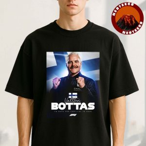 Valtteri Bottas Cadillac F1 Team Racing Line Up Formula 1 Motorsports 2026 Sports Poster Victory Artwork Unisex T-Shirt