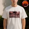 Widespread Panic Concert Poster Dinosaur Artwork In Boston Massachusetts At MGM Music Hall At Fenway On August 21 22 23 2025 Psychedelic Dinosaur Design Unisex T-Shirt