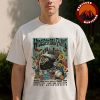 Wilco Concert Poster At Ogden Amphitheater In Ogden Utah On August 20 2025 Dinosaur Fossil Artwork Unisex T-Shirt