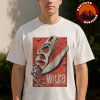 Widespread Panic Tour Dates Poster In Boston Massachusetts On August 21 22 23 2025 Colorful Astronaut And Butterfly Artwork Unisex T-Shirt