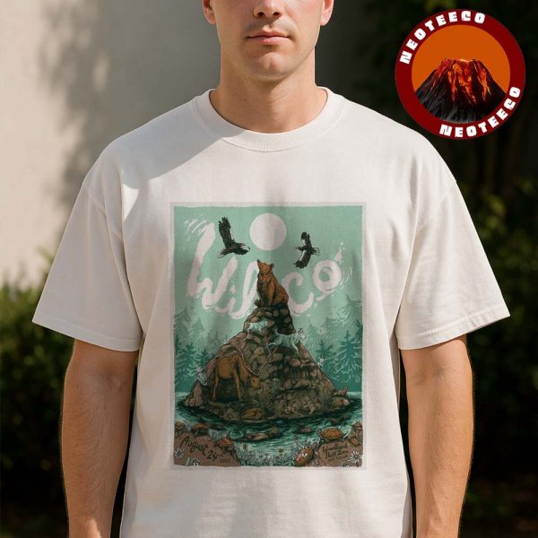 Wilco Limited Edition Art Print At Woodland Park Zoo In Seattle WA On August 24 2025 Unisex T-Shirt