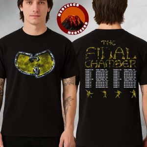 Wu-Tang Clan Final Chamber Tour Tee Black Concert Tee With Tour Dates Two Sides Unisex T-Shirt