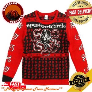 A Perfect Circle Logo Merchandise 2024 Christmas Gift Xmas Ugly Sweater