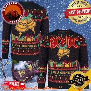 ACDC Holiday Jumper 2024 Xmas Gift Christmas For Family Ugly Sweater