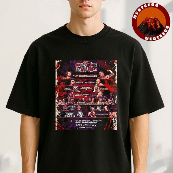 AEW September To Remember Poster Wrestling Event Card Matches Live September 2025 Grunge Artwork Unisex T-Shirt