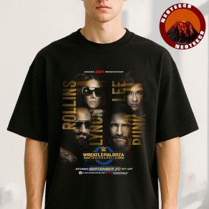 AJ Lee CM Punk vs Becky Lynch Seth Rollins Wrestlepalooza Mixed Tag Team Wrestling September 20 2025 Unisex T-Shirt