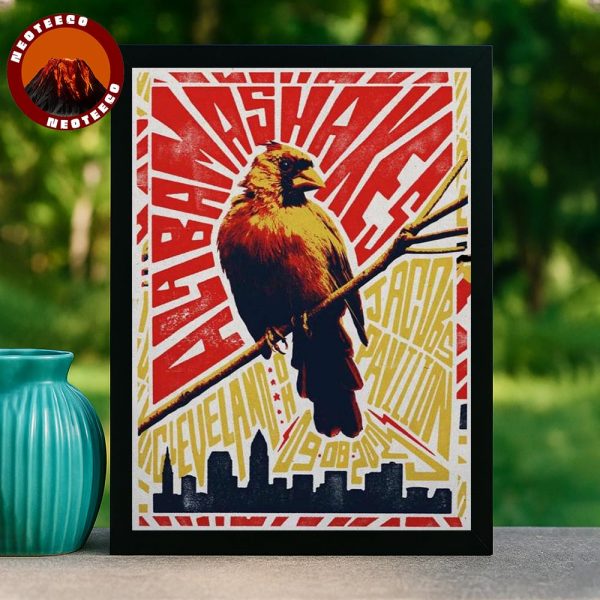 Alabama Shakes Poster At Jacobs Pavilion In Cleveland OH On September 8 2025 Tour Artwork Home Decor Poster Canvas