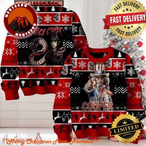 Alice Cooper Merry Christmas We Need You Chirstmas Gifts 2024 Xmas For Family And Friends Ugly Sweater