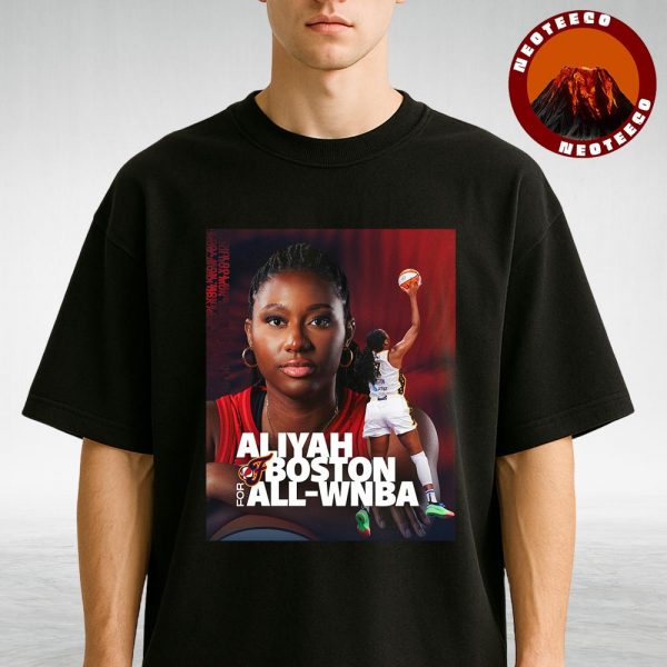 Aliyah Boston Indiana Fever All WNBA Selection Basketball 2025 Sports Poster Inspirational Artwork Unisex T-Shirt