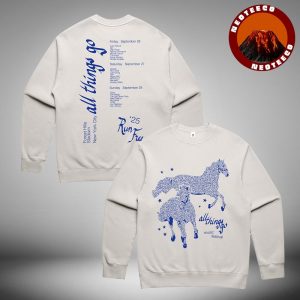 All Things Go NYC 2025 Lineup Run Free NYC Lineup Crewneck Two Sides Unisex Sweatshirt