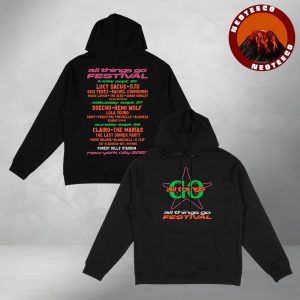 All Things Go NYC 2025 Lineup Star Power NYC Lineup Two Sides Unisex Hoodie
