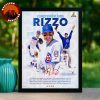 Anthony Rizzo Tribute Poster Chicago Cubs MLB Baseball Congratulations Artwork Home Decor Poster Canvas