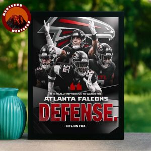 Atlanta Falcons Poster NFL Defense Highlight 2025 Home Decor Poster Canvas
