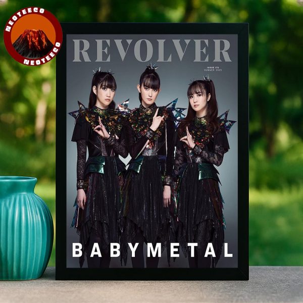Babymetal Magazine Cover Poster Revolver Summer 2025 Exclusive Artwork Home Decor Poster Canvas