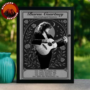 Barns Courtney Concert Poster At Solo Unplugged Sessions In Portland Seattle Denver San Francisco On October 2025 Acoustic Artwork Home Decor Poster Canvas